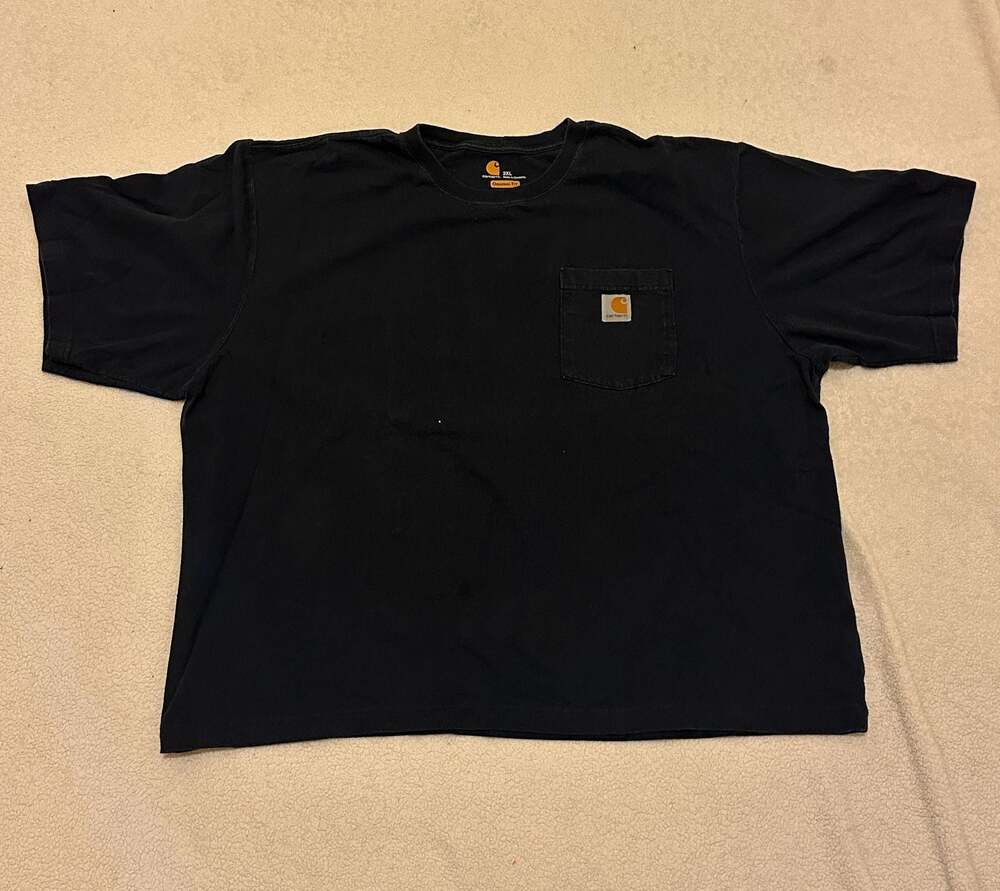 Carhartt K87 Workwear Pocket T-Shirt Black 2XL Original Fit